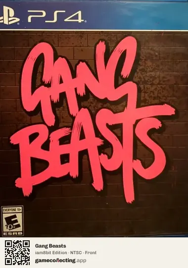 Gang Beasts PlayStation 4, NTSC box front