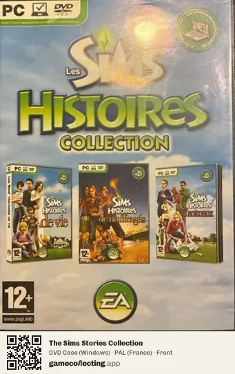 The Sims Stories Collection Computer, France box front