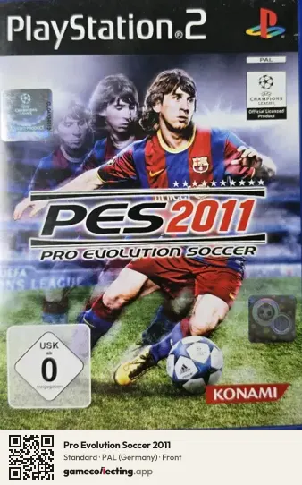 Pro Evolution Soccer 2011 PlayStation 2, Germany box front