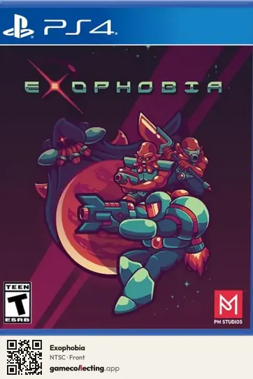 Exophobia PlayStation 4, NTSC box front