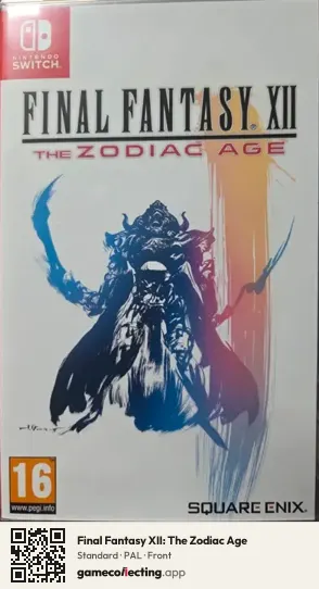 Final Fantasy XII: The Zodiac Age Nintendo Switch, PAL box front