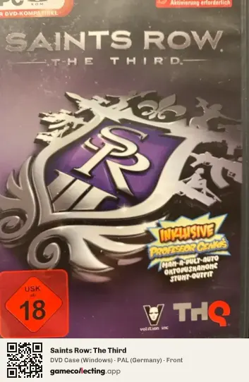 Saints Row: The Third Computer, Germany box front