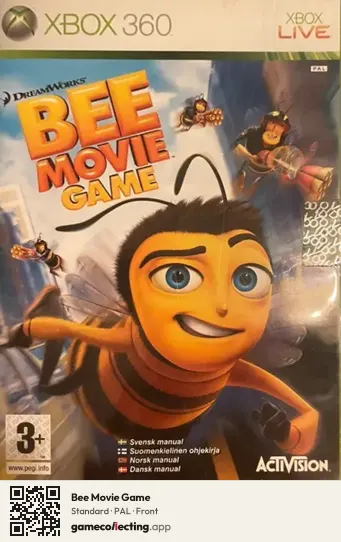 Bee Movie Game Xbox 360, PAL box front