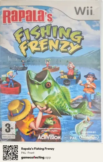Rapala's Fishing Frenzy Nintendo Wii, PAL box front