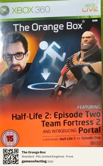 The Orange Box Xbox 360, United Kingdom box front