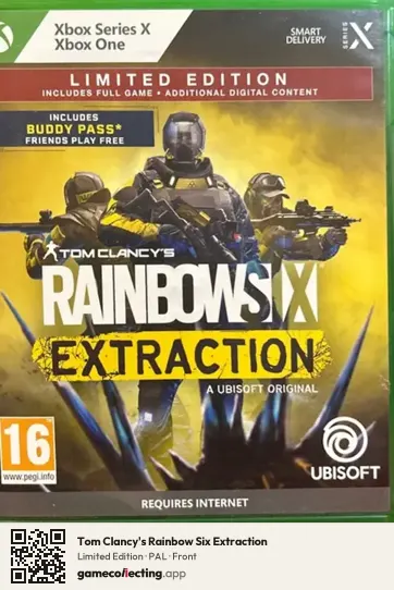 Tom Clancy's Rainbow Six Extraction Xbox Series X, PAL box front