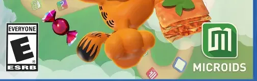 Garfield Lasagna Party, the ESRB box on its front