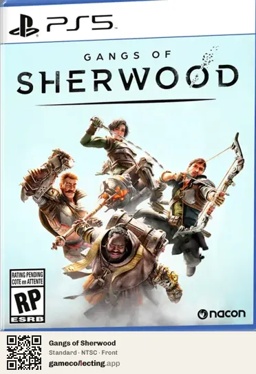 Gangs of Sherwood PlayStation 5, NTSC box front