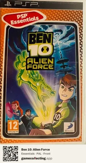 Ben 10: Alien Force PlayStation Portable, PAL box front