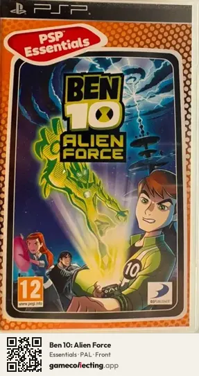 Ben 10: Alien Force PlayStation Portable, PAL box front