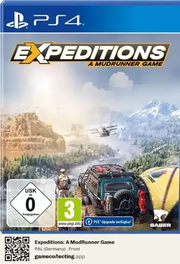 Expeditions: A MudRunner Game PlayStation 4, Germany box front