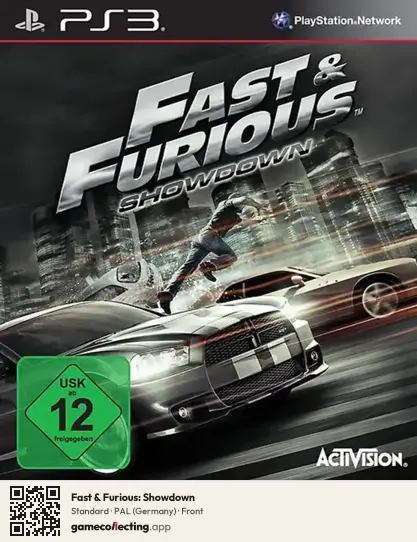 Fast & Furious: Showdown PlayStation 3, Germany box front