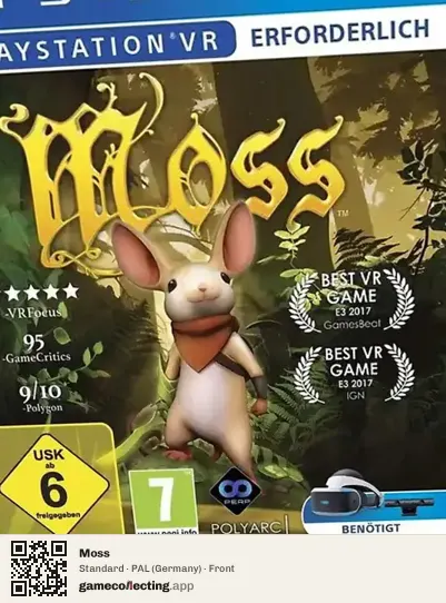 Moss PlayStation 4, Germany box front
