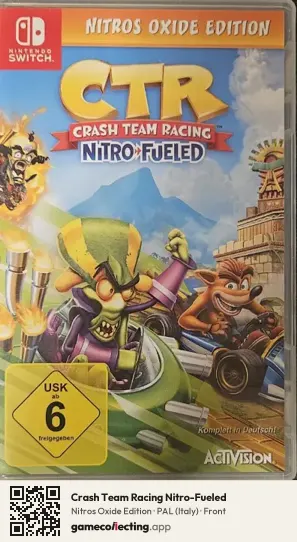 Crash Team Racing Nitro-Fueled Nintendo Switch, Italy box front