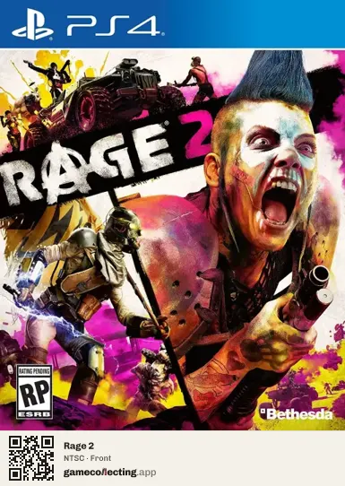 Rage 2 PlayStation 4, NTSC box front