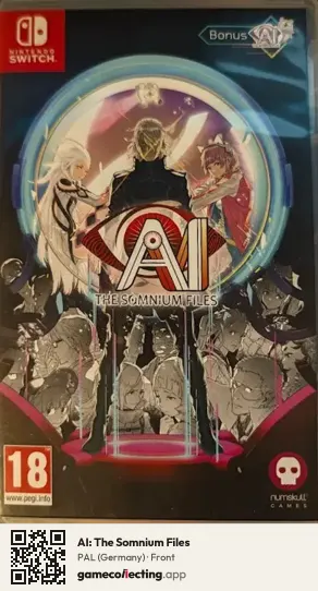 AI: The Somnium Files Nintendo Switch, Germany box front