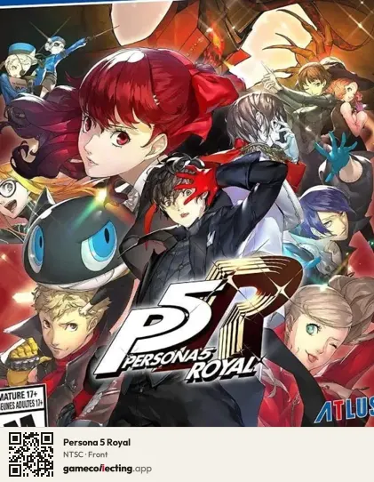 Persona 5 Royal PlayStation 4, NTSC box front