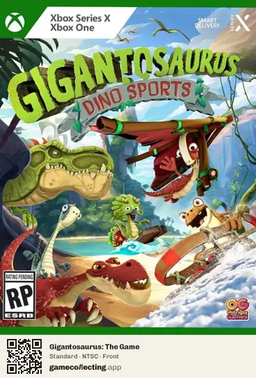 Gigantosaurus: The Game Xbox One, NTSC box front