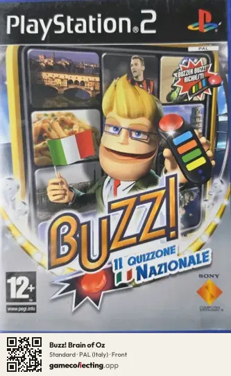 Buzz! Brain of Oz PlayStation 2, Italy box front