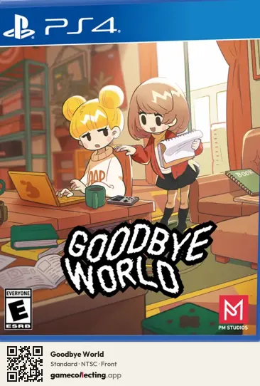 Goodbye World PlayStation 4, NTSC box front
