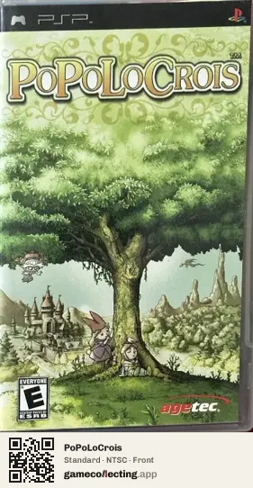 PoPoLoCrois PlayStation Portable, NTSC box front