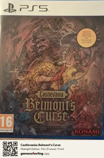Castlevania: Belmont's Curse PlayStation 5, France box front