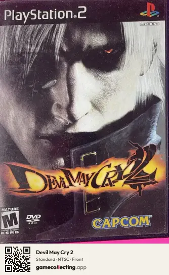 Devil May Cry 2 PlayStation 2, NTSC box front