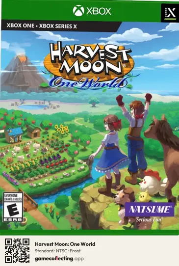 Harvest Moon: One World Xbox One, NTSC box front