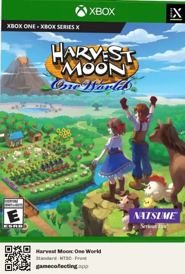 Harvest Moon: One World Xbox One, NTSC box front