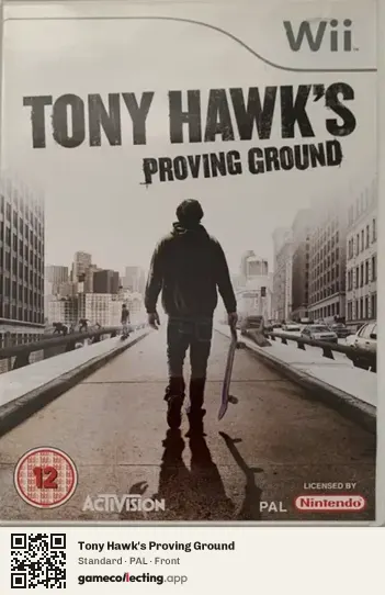 Tony Hawk's Proving Ground Nintendo Wii, PAL box front