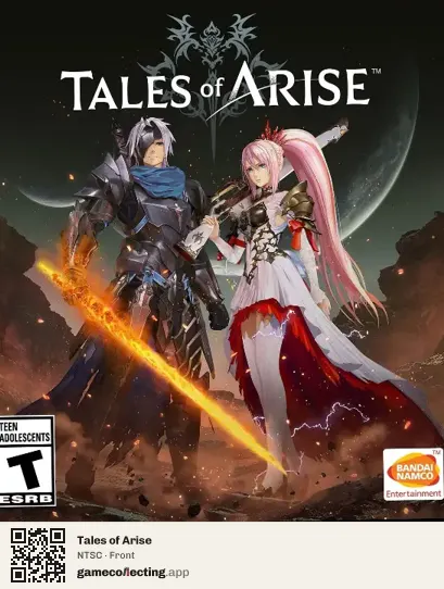 Tales of Arise PlayStation 4, NTSC box front
