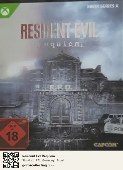 Resident Evil Requiem Xbox Series X, Germany box front
