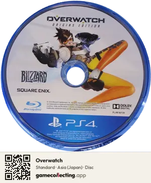 Overwatch PlayStation 4, Asia disc