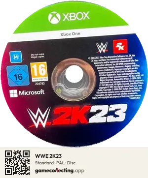 WWE 2K23 Xbox One, PAL disc