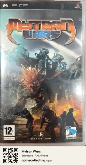 Mytran Wars PlayStation Portable, PAL box front