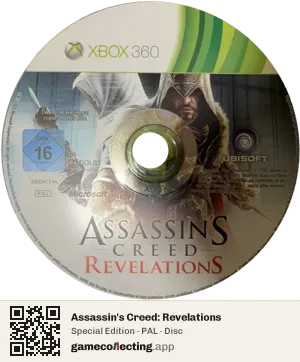 Assassin's Creed: Revelations Xbox 360, PAL disc