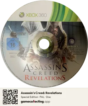 Assassin's Creed: Revelations Xbox 360, PAL disc