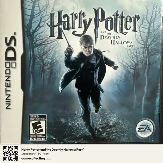 Harry Potter and the Deathly Hallows: Part 1 Nintendo DS, NTSC box front