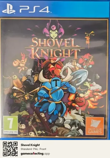 Shovel Knight PlayStation 4, PAL box front