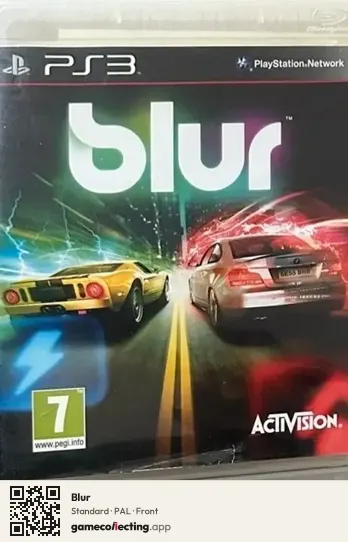 Blur PlayStation 3, PAL box front