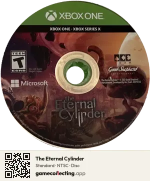 The Eternal Cylinder Xbox One, NTSC disc