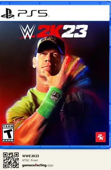 WWE 2K23 PlayStation 5, NTSC box front