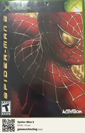 Spider-Man 2 Xbox, NTSC box front