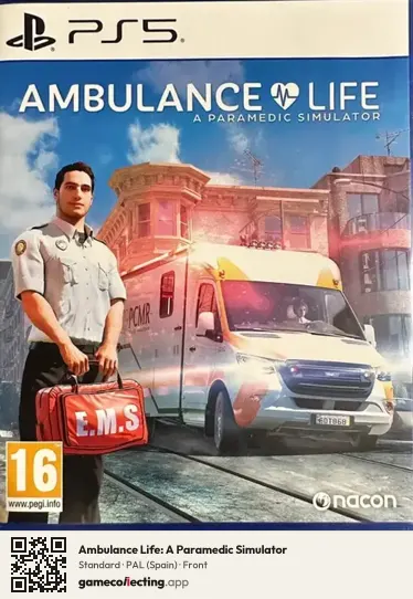 Ambulance Life: A Paramedic Simulator PlayStation 5, Spain box front