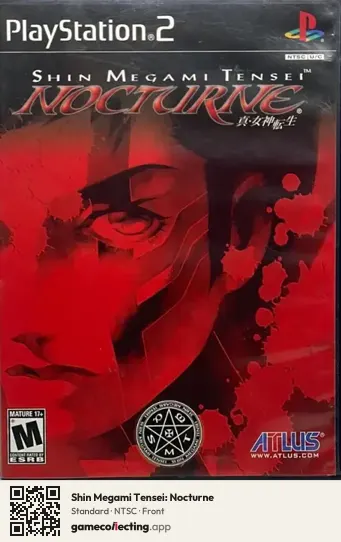 Shin Megami Tensei: Nocturne PlayStation 2, NTSC box front