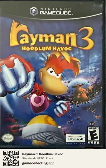 Rayman 3: Hoodlum Havoc Nintendo GameCube, NTSC box front