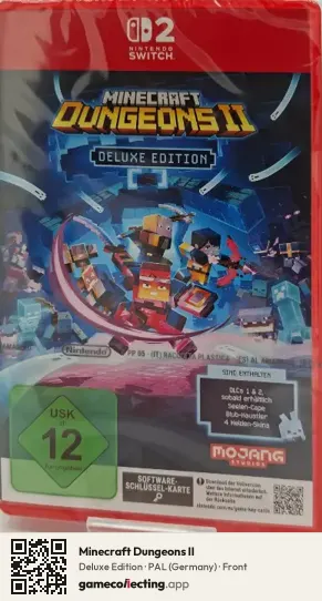 Minecraft Dungeons II Nintendo Switch 2, Germany box front