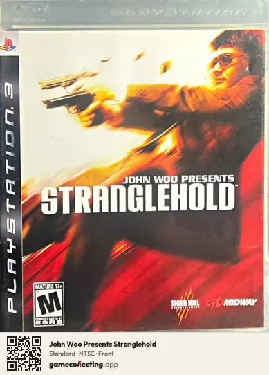 John Woo Presents Stranglehold PlayStation 3, NTSC box front