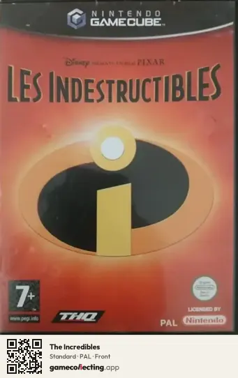 The Incredibles Nintendo GameCube, PAL box front