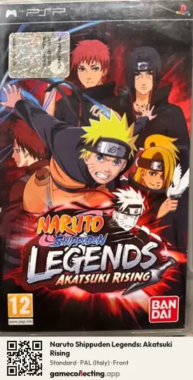 Naruto Shippuden Legends: Akatsuki Rising PlayStation Portable, Italy box front